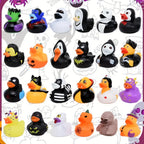 Halloween Novelty Duck Assortments in 20-Piece or 100-Piece Checkout Packs with Mixed Character Designs
