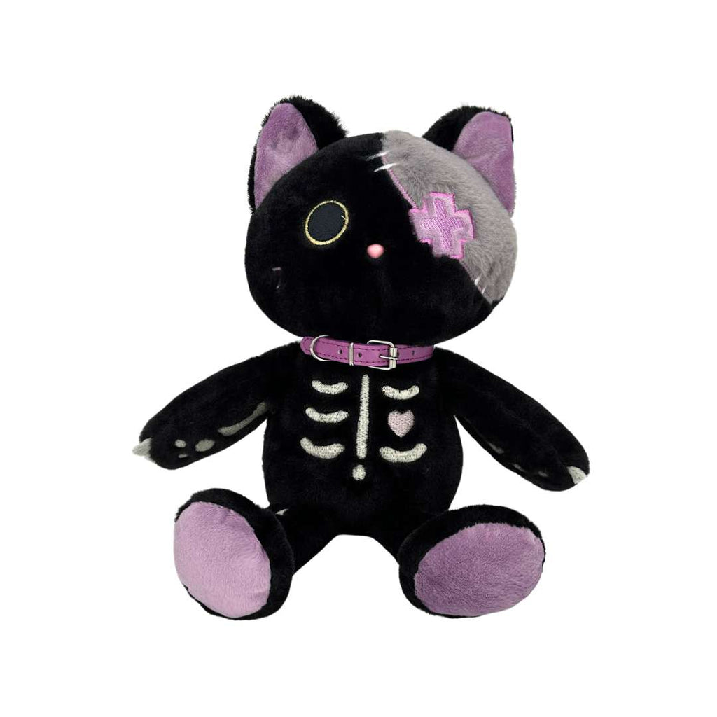 Emo Cute Skeleton Cat Plush