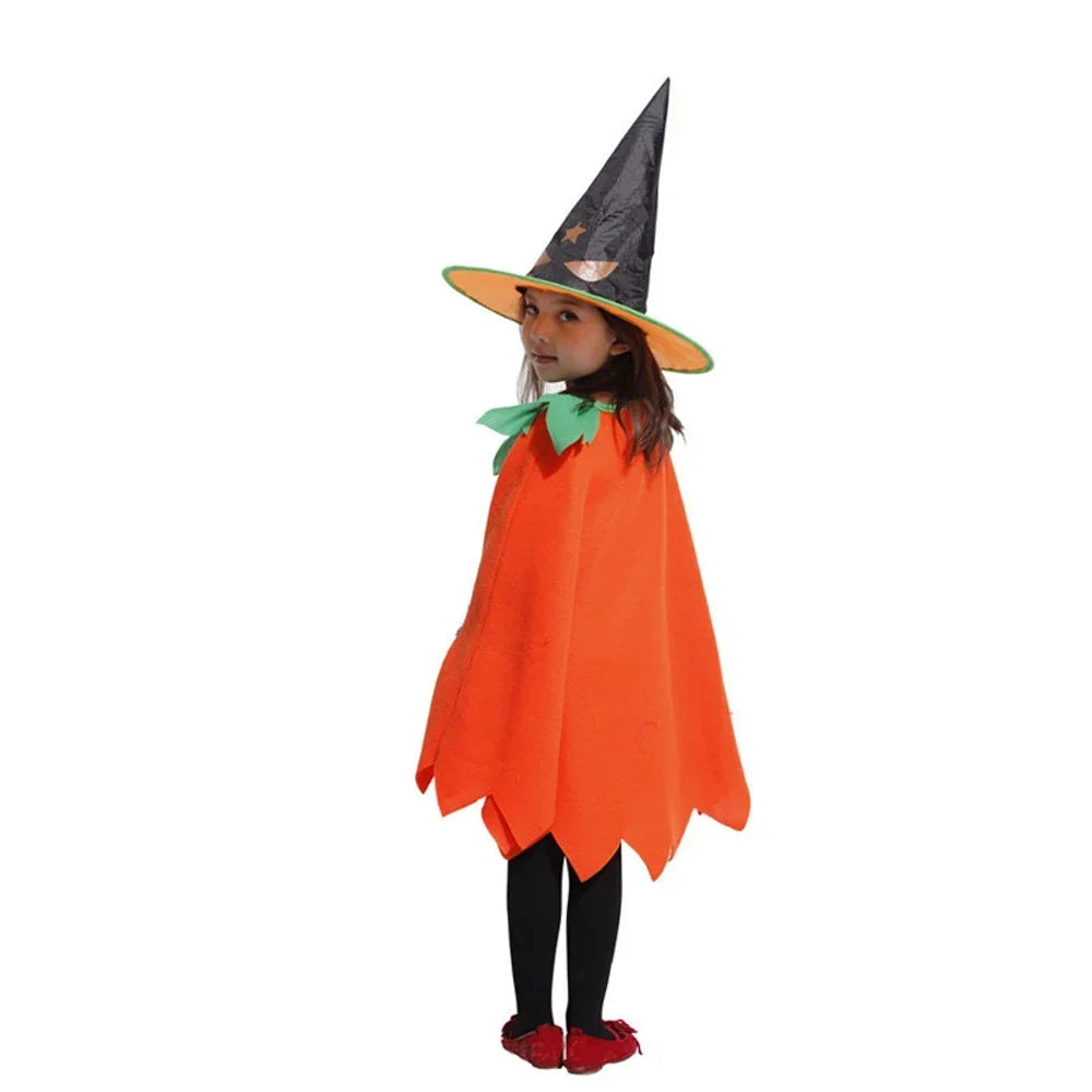 Witch & Pumpkin Halloween Costume for Kids