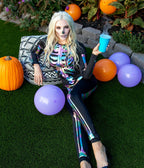 Iridescent Skeleton Bodysuit Costume