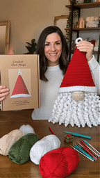 ⏳ Last Day 49% OFF – 🧶 DIY Seasonal 3D Crochet Door Hanger Kit Collection | Coordinated Yarn, Filling, Accessories & Step-by-Step Instructions Included 💕