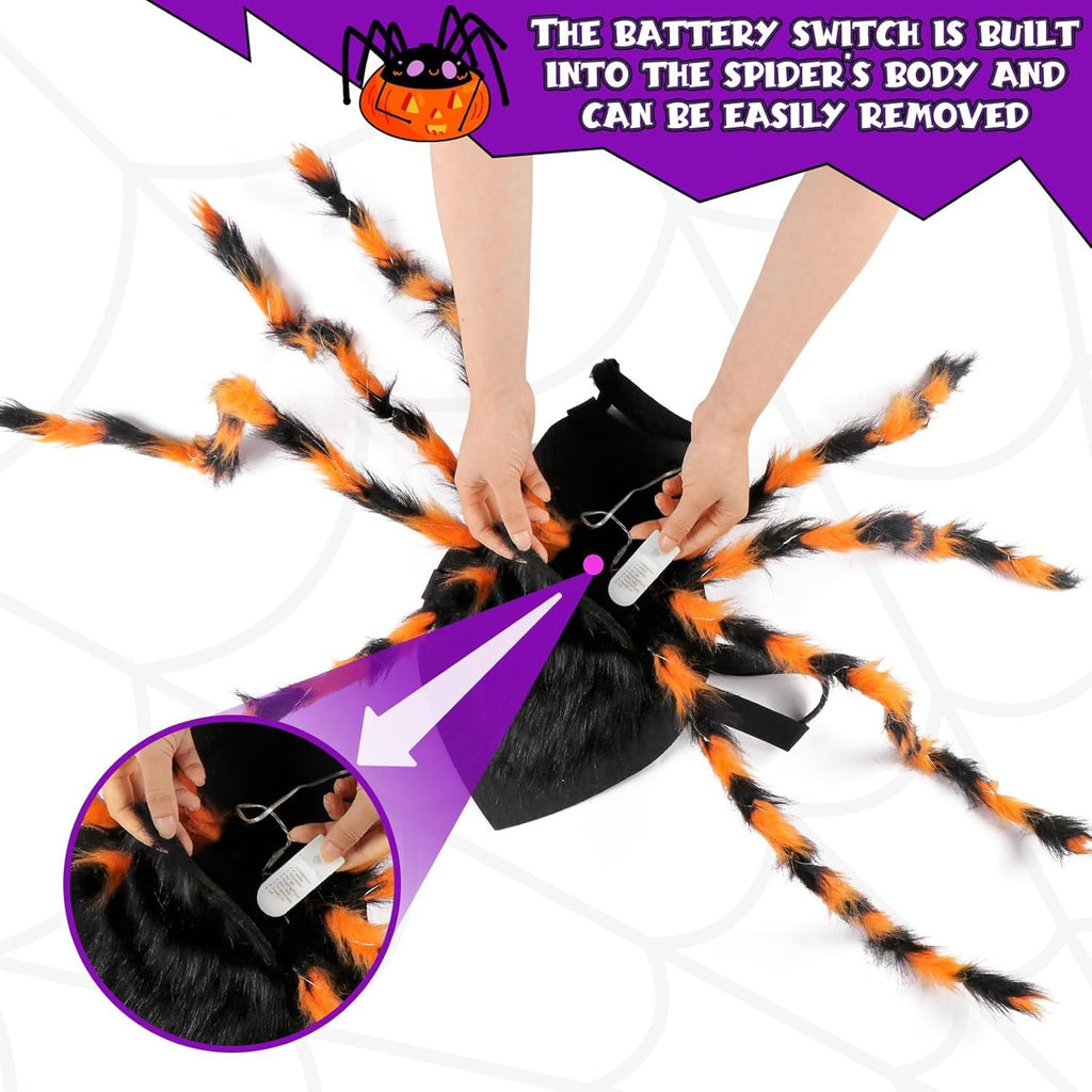 Light-Up Spider Pet Halloween Costume